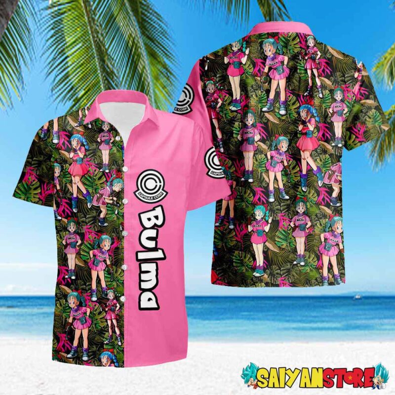 Dragon Ball Bulma Hawaiian Shirt BW04 1