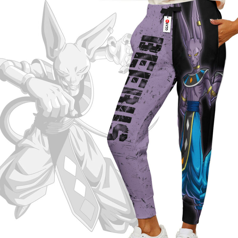 Beerus Joggers Dragon Ball Custom Anime Sweatpants 2