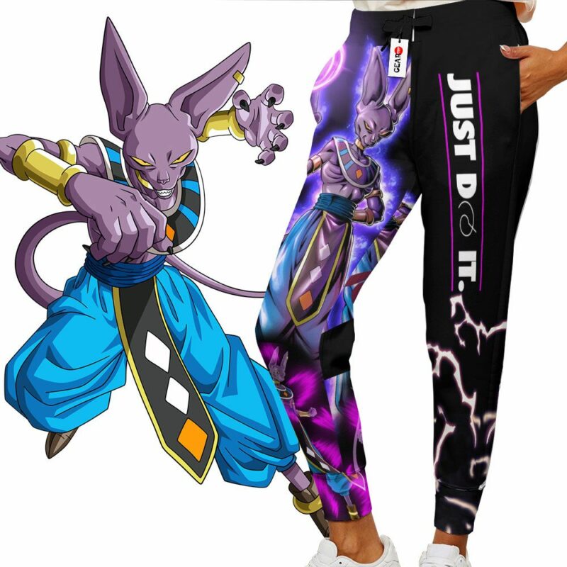 Beerus Sama Jogger Pants Just Do It Custom Anime Dragon Ball Sweatpants 2