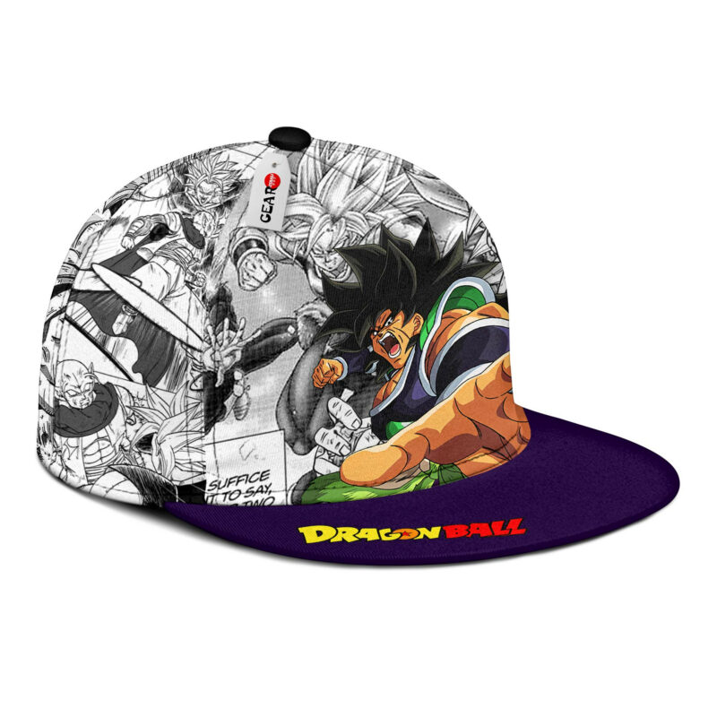 Broly Snapback Hat Custom Dragon Ball Anime Hat Mix Manga 2