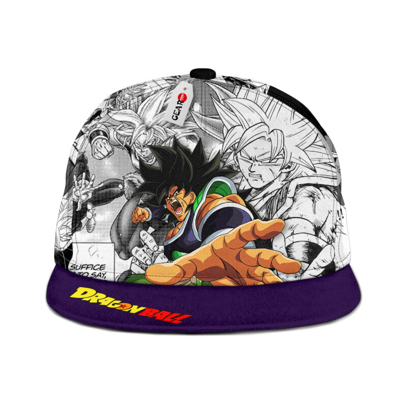 Broly Snapback Hat Custom Dragon Ball Anime Hat Mix Manga 1