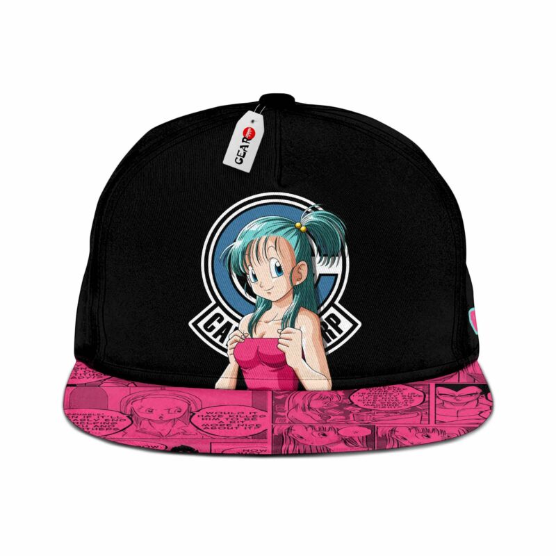 Bulma Cap Hat Custom Anime Dragon Ball Snapback 1