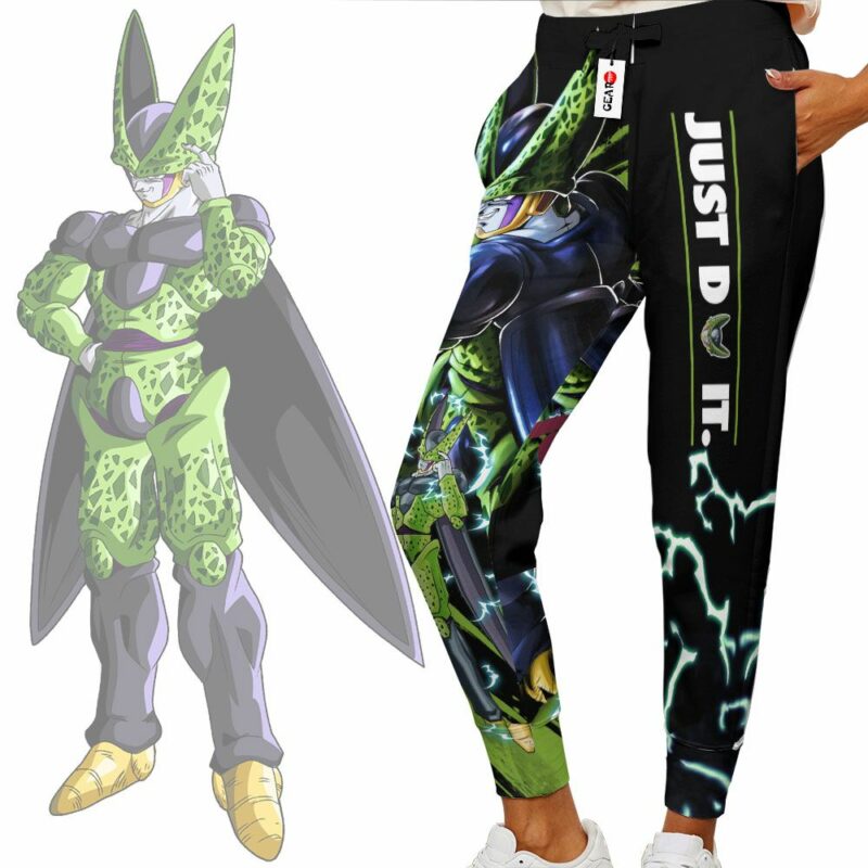 DBZ Cell Jogger Pants Just Do It Custom Anime Dragon Ball Sweatpants 2