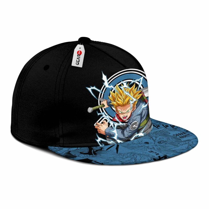 Future Trunks Cap Hat Custom Anime Dragon Ball Snapback 3