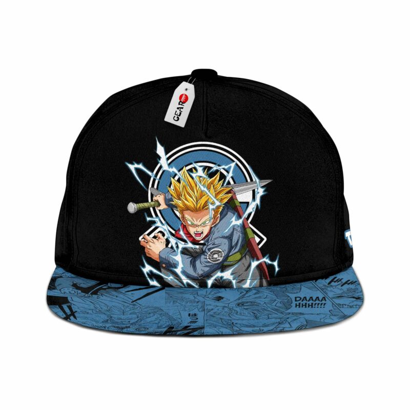 Future Trunks Cap Hat Custom Anime Dragon Ball Snapback 1