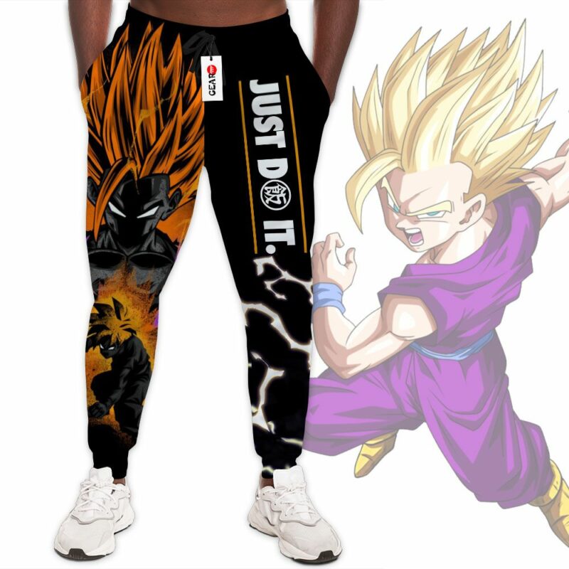 Gohan Jogger Pants Custom Just Do It Dragon Ball Anime Sweatpants 1