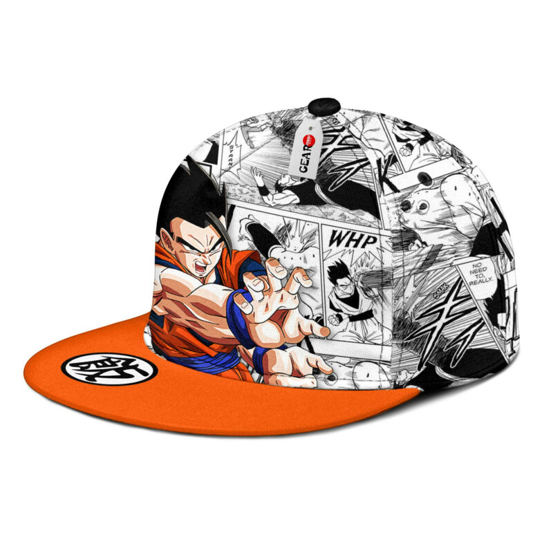 Gohan Snapback Hat Custom Dragon Ball Anime Hat Mix Manga 3