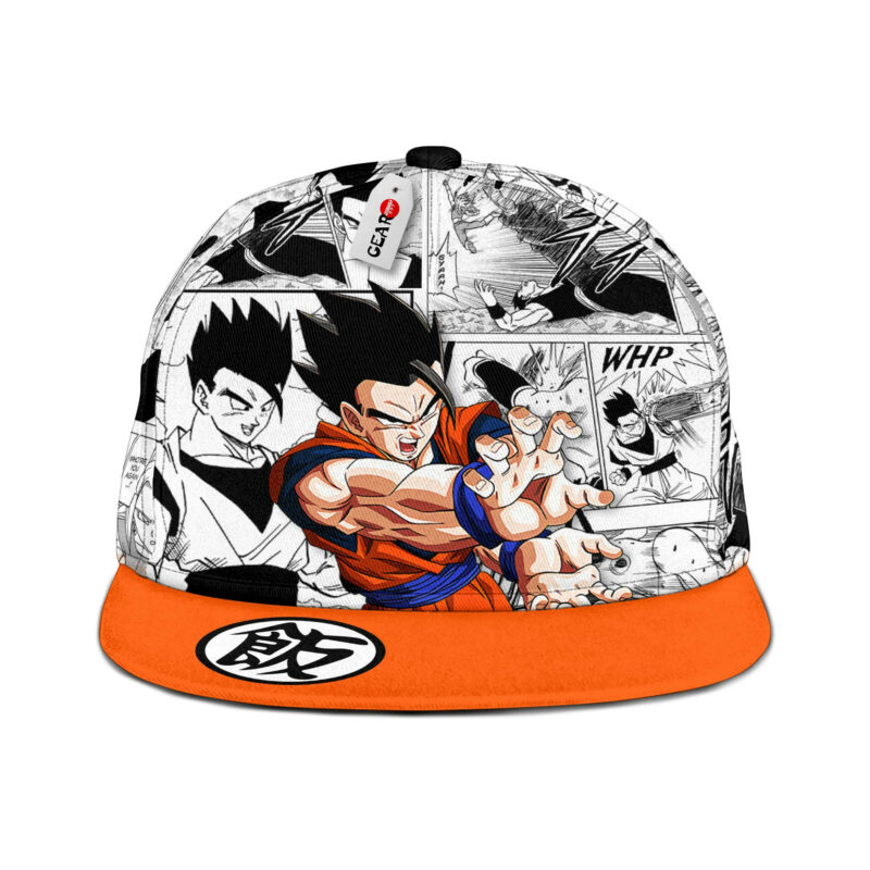 Gohan Snapback Hat Custom Dragon Ball Anime Hat Mix Manga 1