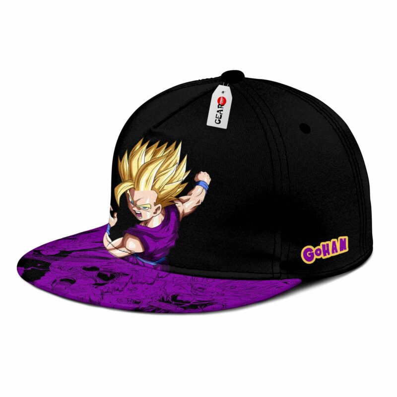 Gohan SSJ Cap Hat Custom Anime Dragon Ball Snapback 2