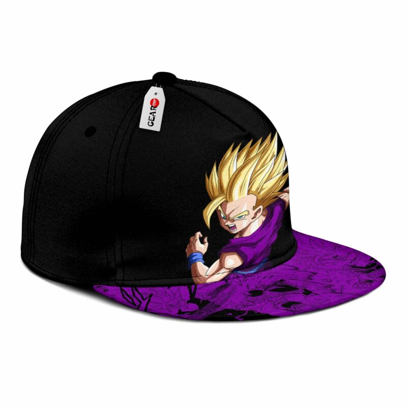 Gohan SSJ Cap Hat Custom Anime Dragon Ball Snapback 3