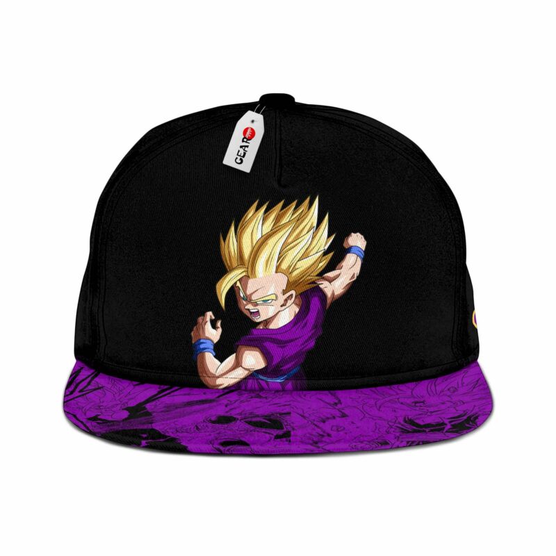 Gohan SSJ Cap Hat Custom Anime Dragon Ball Snapback 1