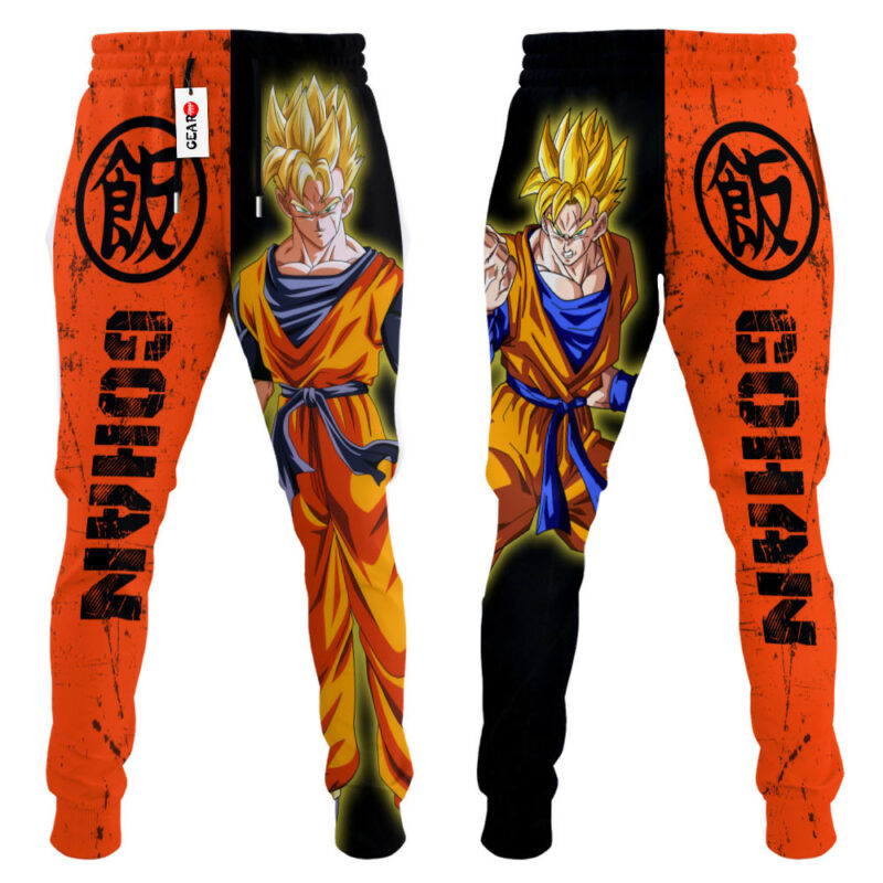 Gohan Super Saiyan Joggers Dragon Ball Custom Anime Sweatpants 4