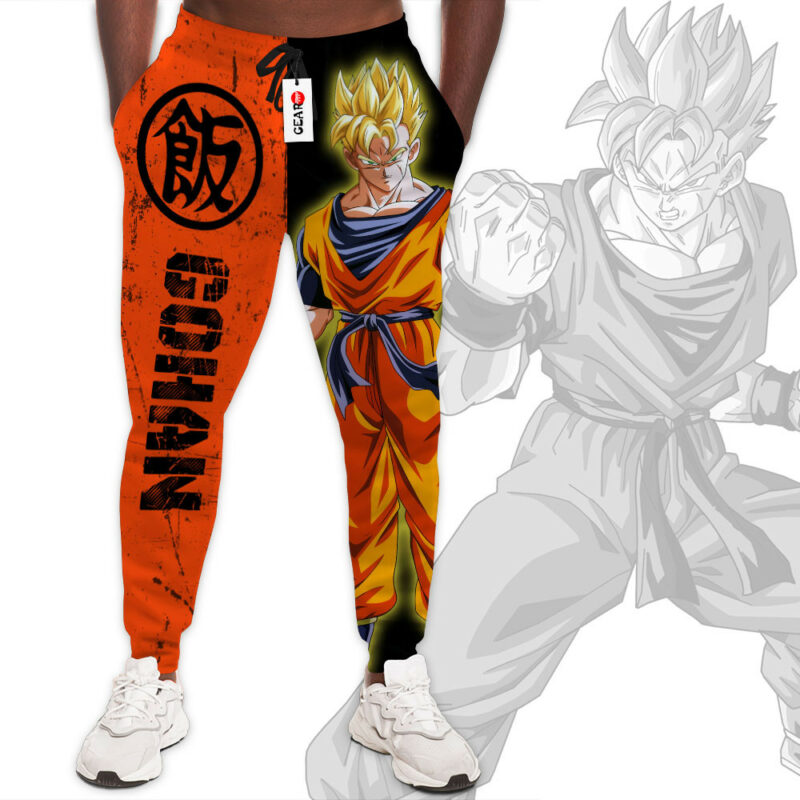 Gohan Super Saiyan Joggers Dragon Ball Custom Anime Sweatpants 1