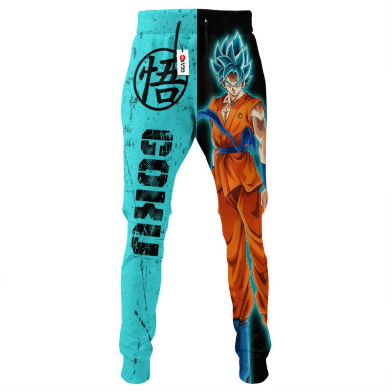 Goku Blue Joggers Dragon Ball Custom Anime Sweatpants 3