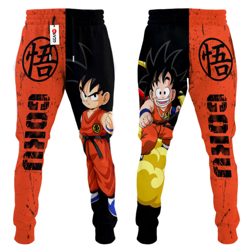 Goku Kid Joggers Dragon Ball Custom Anime Sweatpants 4