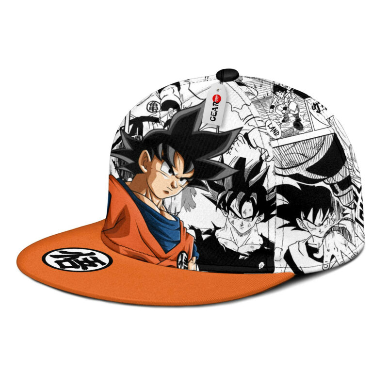 Goku Snapback Hat Custom Dragon Ball Anime Hat Mix Manga 3