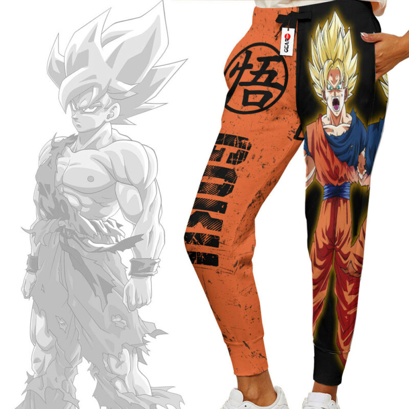 Goku Super Saiyan Joggers Dragon Ball Custom Anime Sweatpants 2