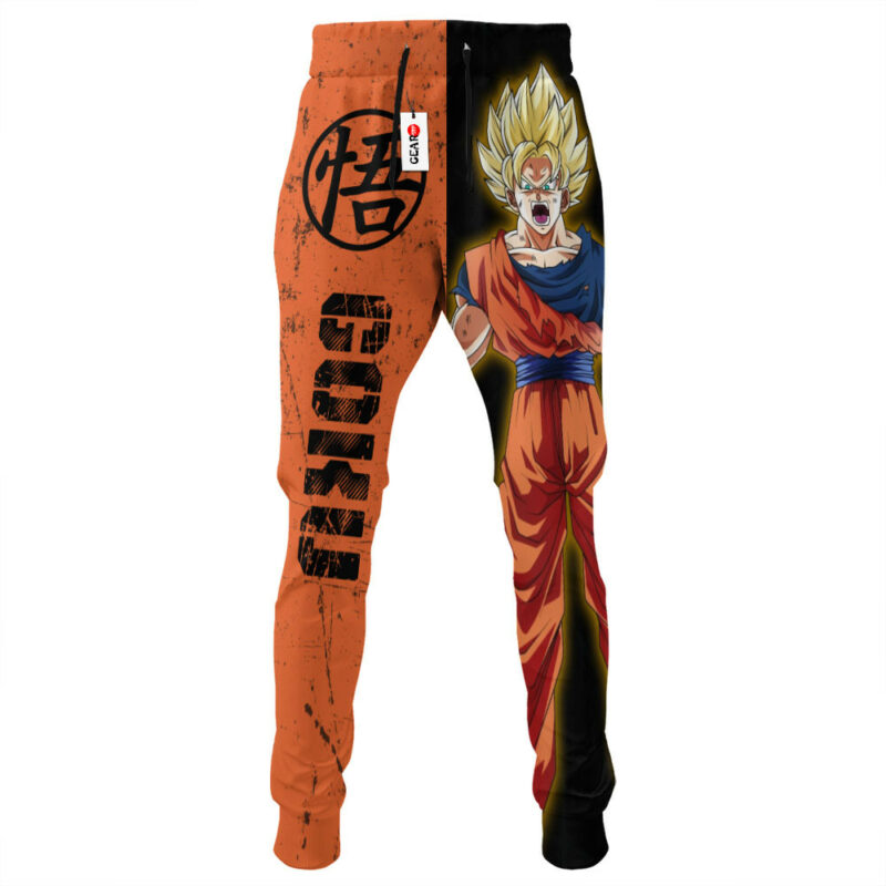 Goku Super Saiyan Joggers Dragon Ball Custom Anime Sweatpants 3