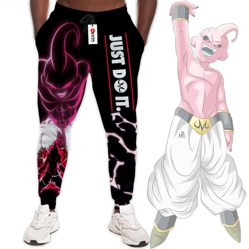 Majin Buu Joggers Custom Just Do It Dragon Ball Anime Sweatpants 1