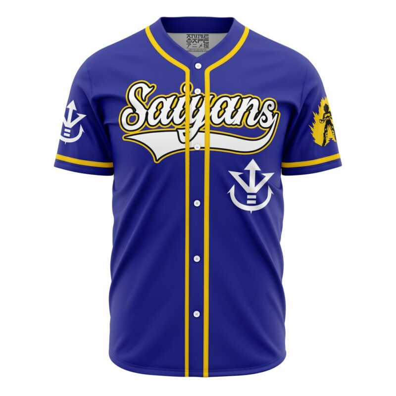 Personalized Saiyan Vegeta Dragon Ball Z Baseball Jersey 2