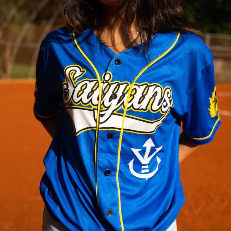 Personalized Saiyan Vegeta Dragon Ball Z Baseball Jersey 5