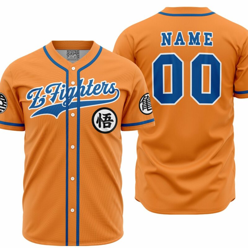 Personalized Z-Fighters Dragon Ball Z Baseball Jersey 1