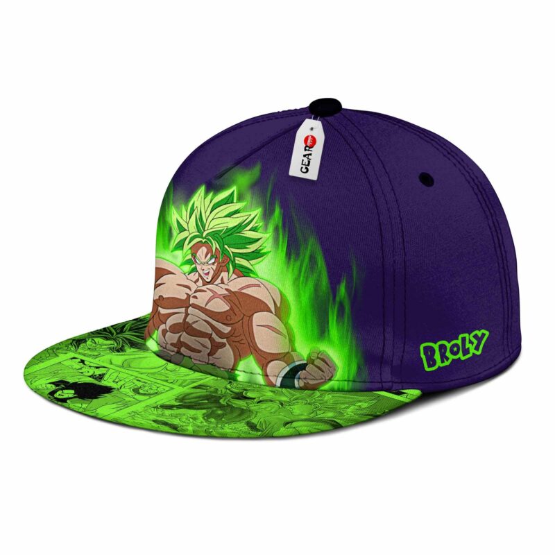 Super Broly Cap Hat Custom Anime Dragon Ball Snapback 2