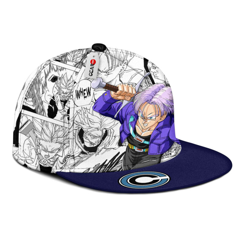 Trunks Snapback Hat Custom Dragon Ball Anime Hat Mix Manga 2