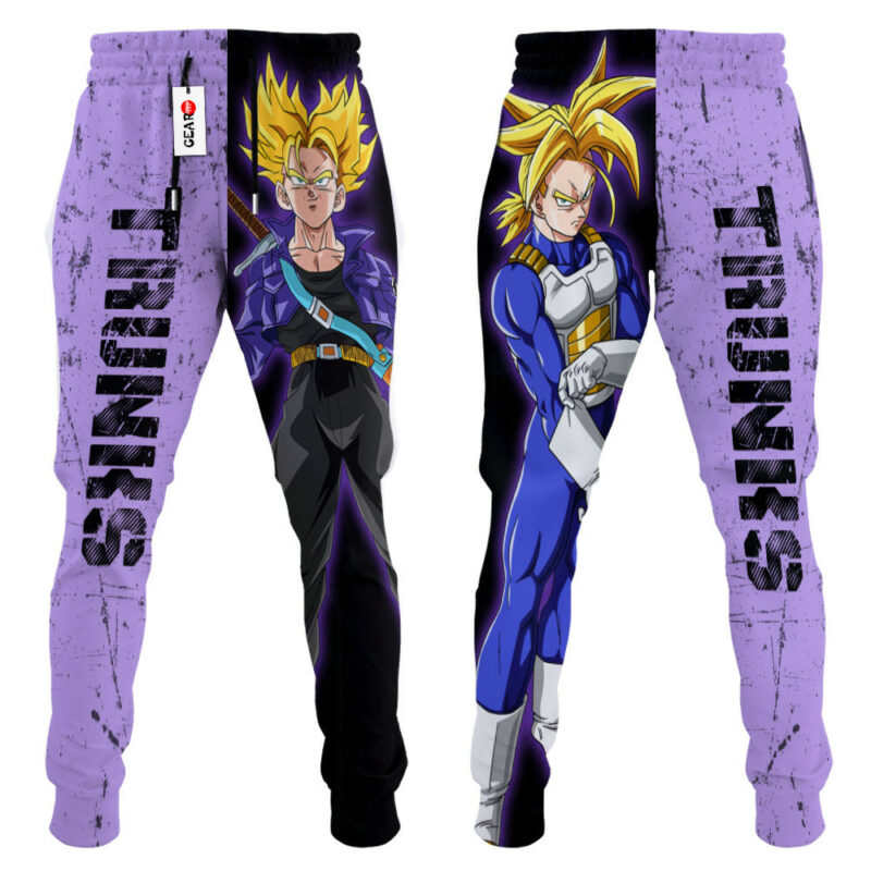 Trunks Super Saiyan Joggers Dragon Ball Custom Anime Sweatpants 4