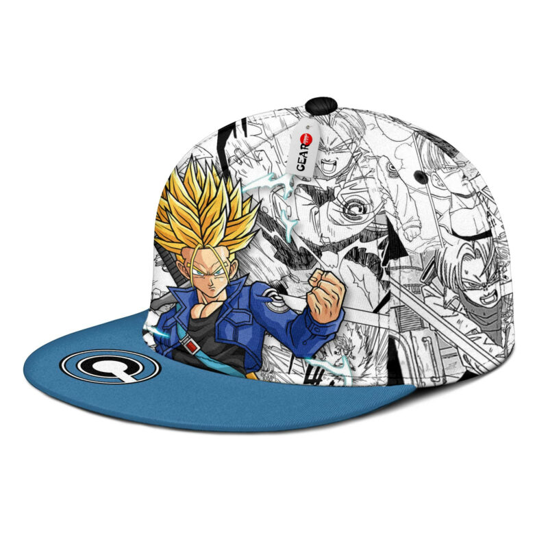 Trunks Super Saiyan Snapback Hat Custom Dragon Ball Anime Hat Mix Manga 3