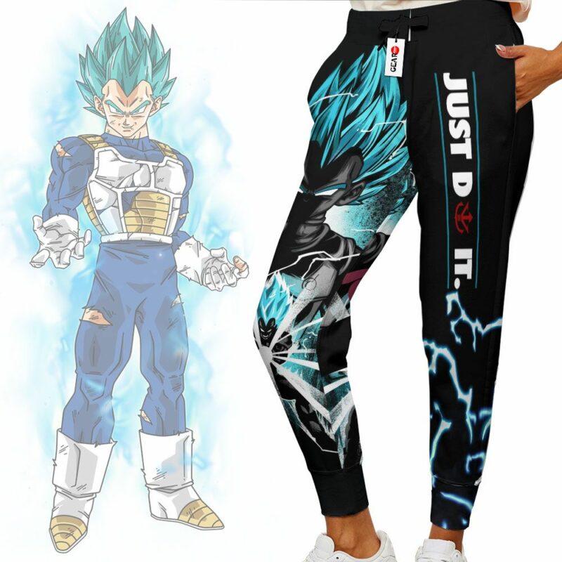 Vegeta Blue Jogger Pants Custom Anime Dragon Ball Sweatpants 2