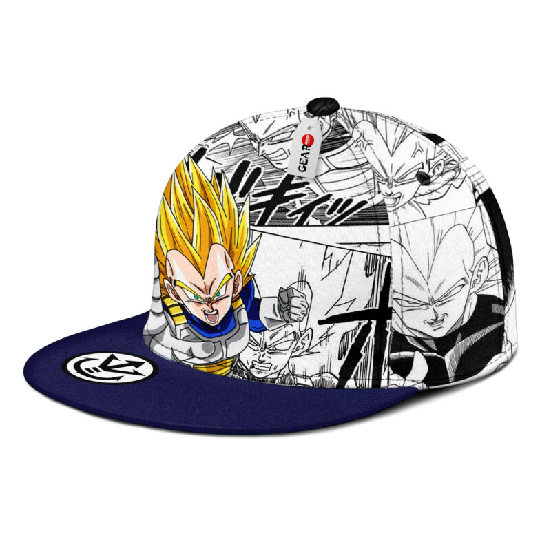 Vegeta Super Saiyan Snapback Hat Custom Dragon Ball Anime Hat Mix Manga 3