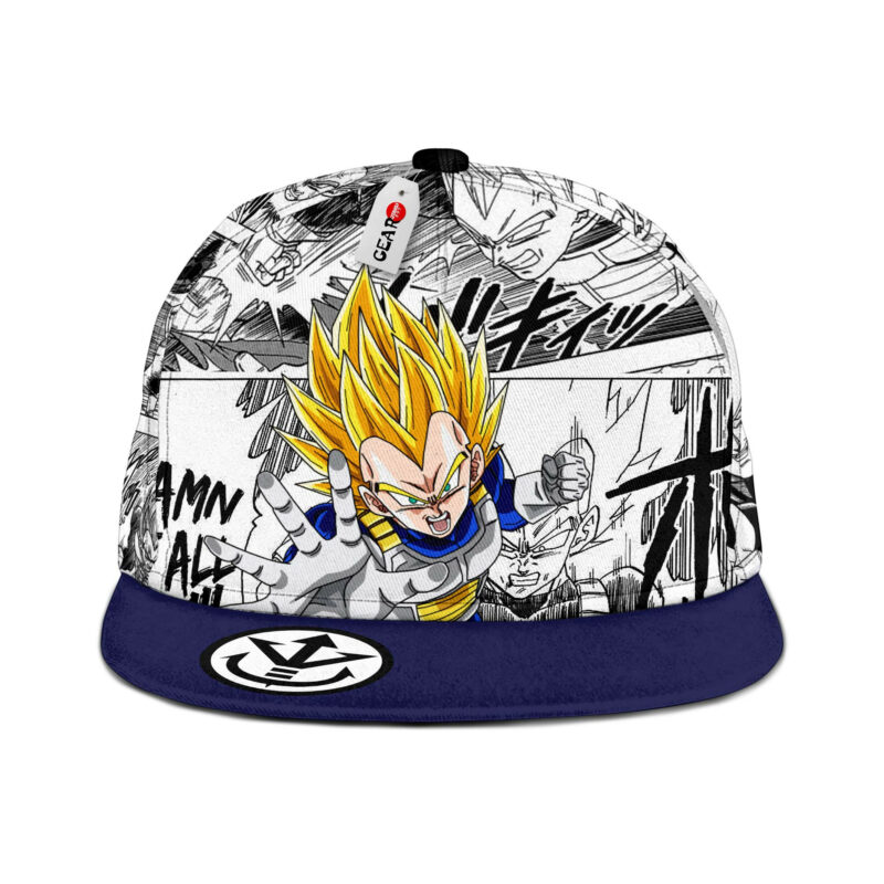 Vegeta Super Saiyan Snapback Hat Custom Dragon Ball Anime Hat Mix Manga 1