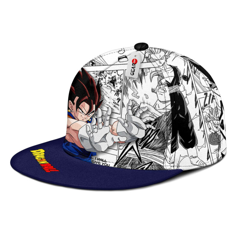 Vegito Snapback Hat Custom Dragon Ball Anime Hat Mix Manga 3