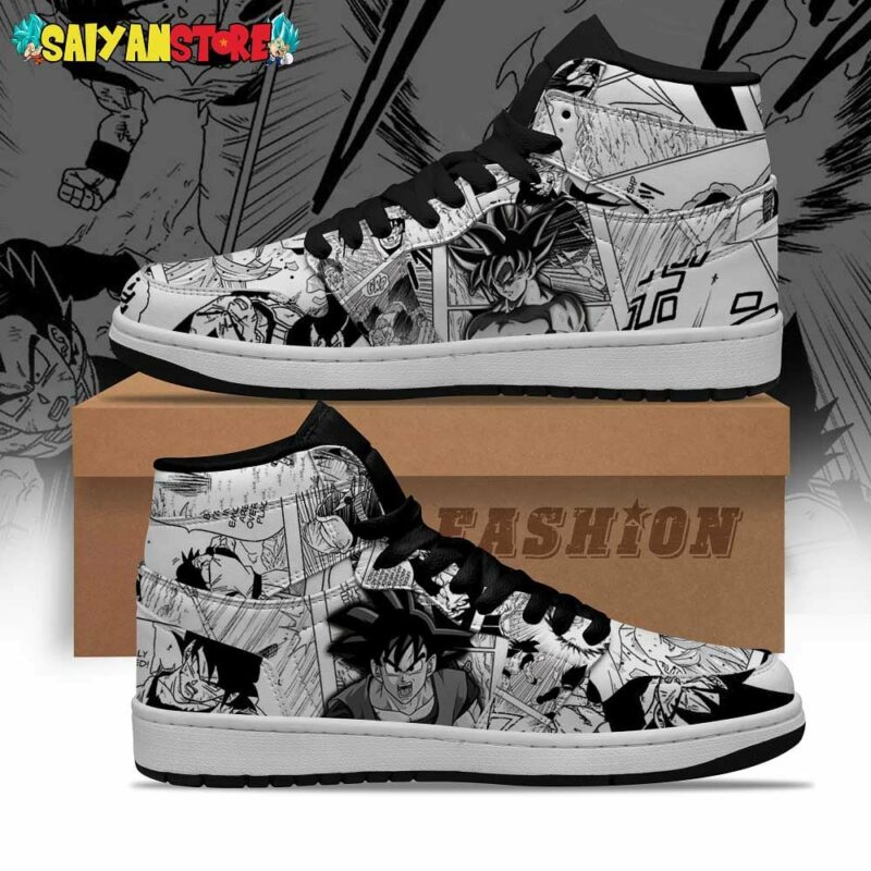 Goku Mix Manga AJ1 Sneakers Custom 1