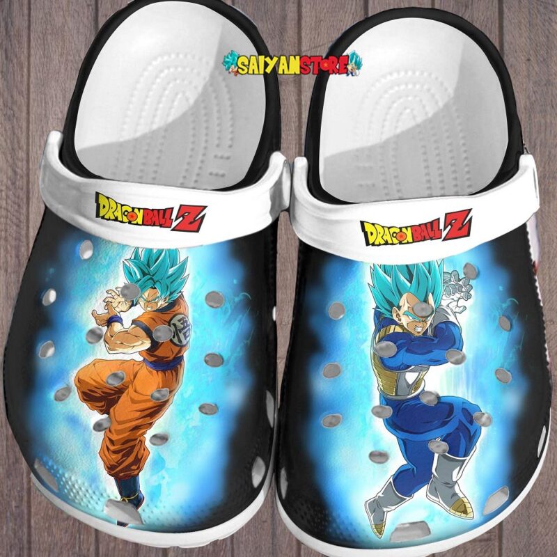 Dragon Ball Z Blue Goku And Vegeta Crocs 1