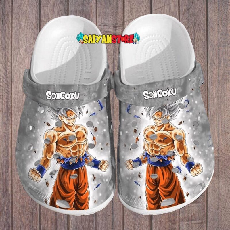 Goku Ultra Instinct Crocs Clog Shoes 1