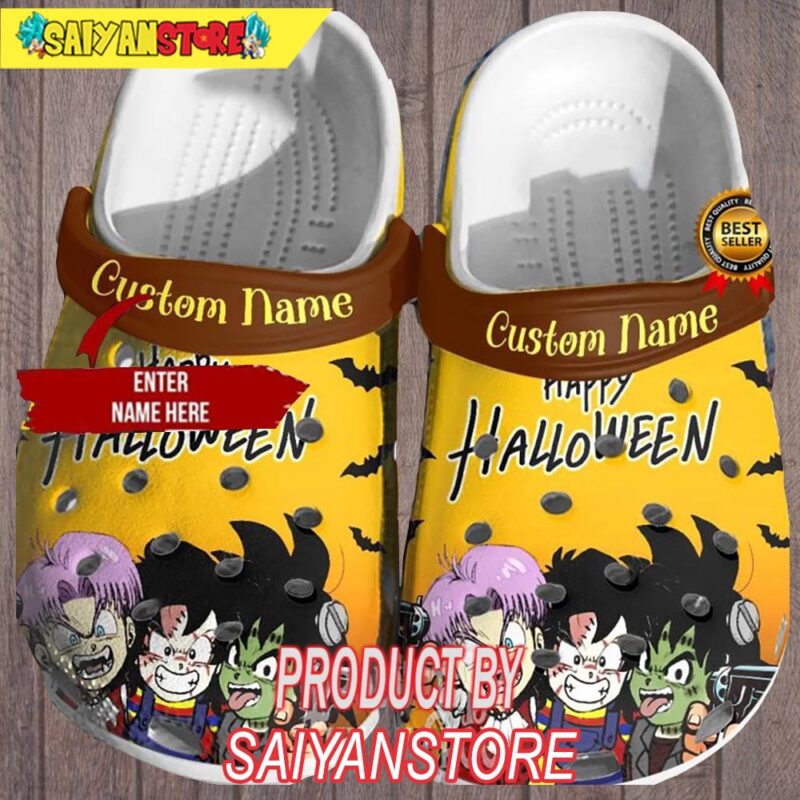 Personalized Halloween Dragon Ball Crocs Clog 1