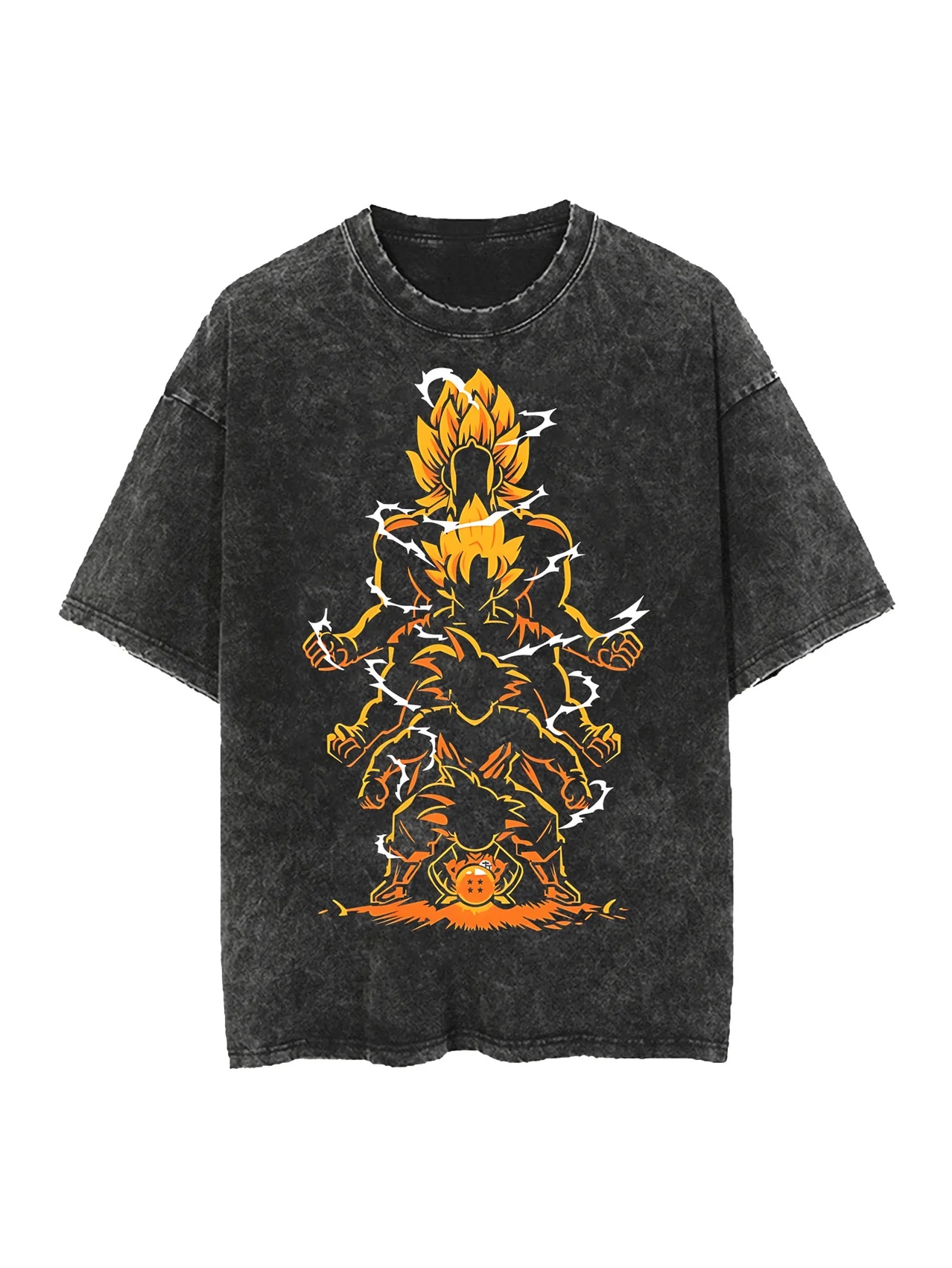 Goku Super Saiyan Transformations Vintage T-shirt 1 Goku Super Saiyan Transformations Vintage T-shirt
